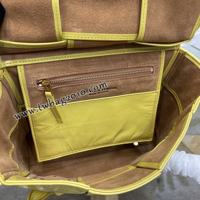Bottega veneta高端女包 96009s小號 寶緹嘉新款Arco33油蠟皮手提包 BV經典款小牛皮arco女包  gxz1322